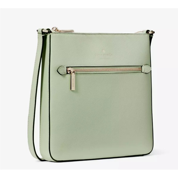 New Kate Spade Sadie North South Crossbody Light Olive - Picture 3 of 5